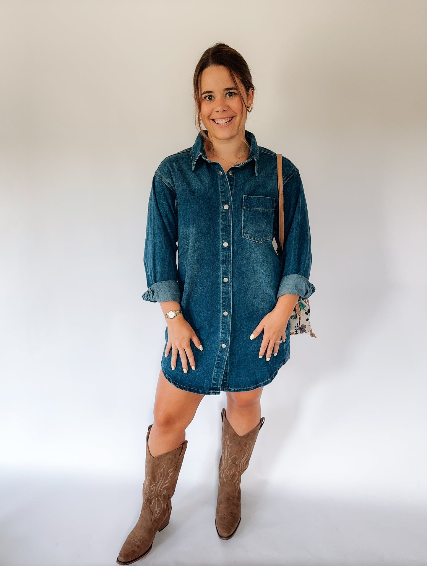 Spice Denim Dress image 2