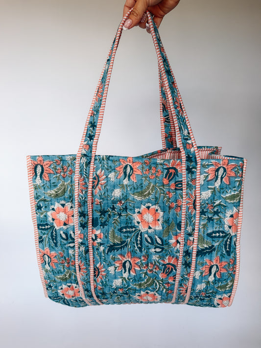 Blue Hawaiian Tote