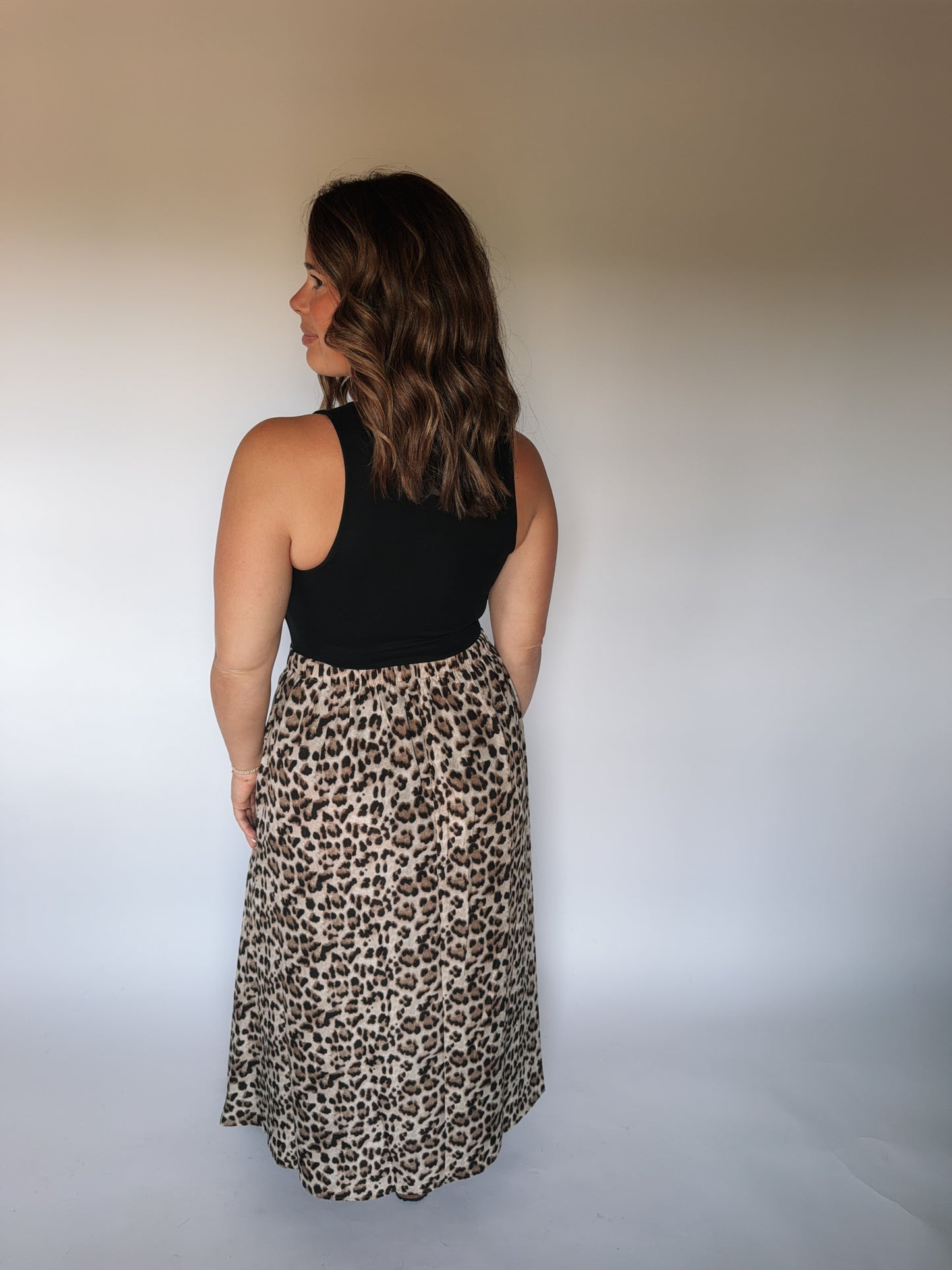Cheetah Maxi Skirt