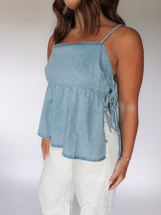 Darci Denim Tank