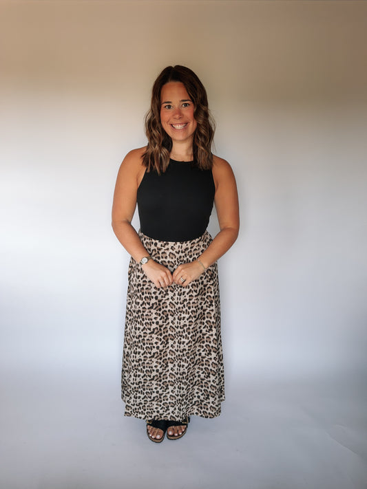 Cheetah Maxi Skirt