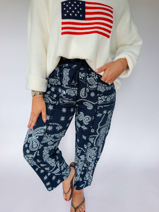 Bandana Barrel Sweats