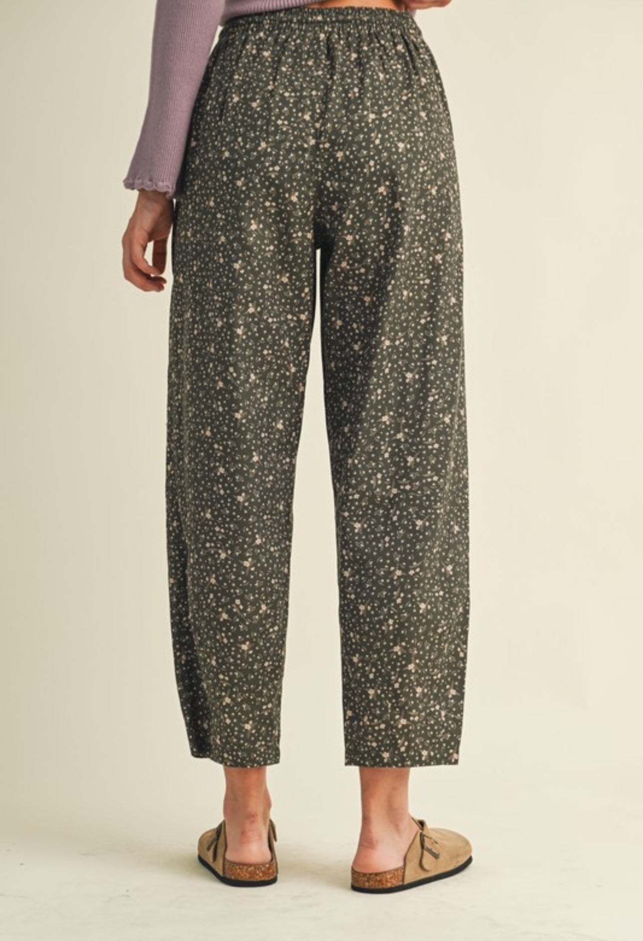 Drawstring Barrel Pants image 6