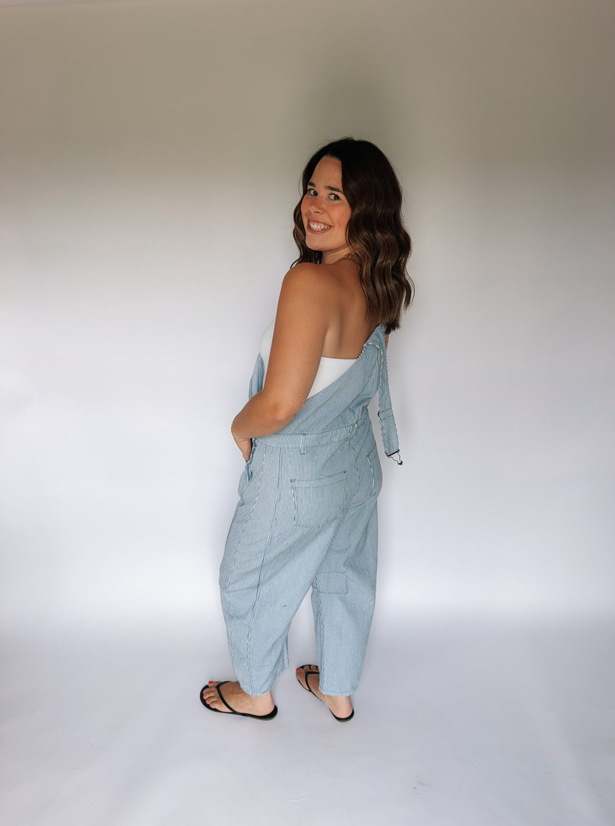 Pinstripe Overalls *Restock*