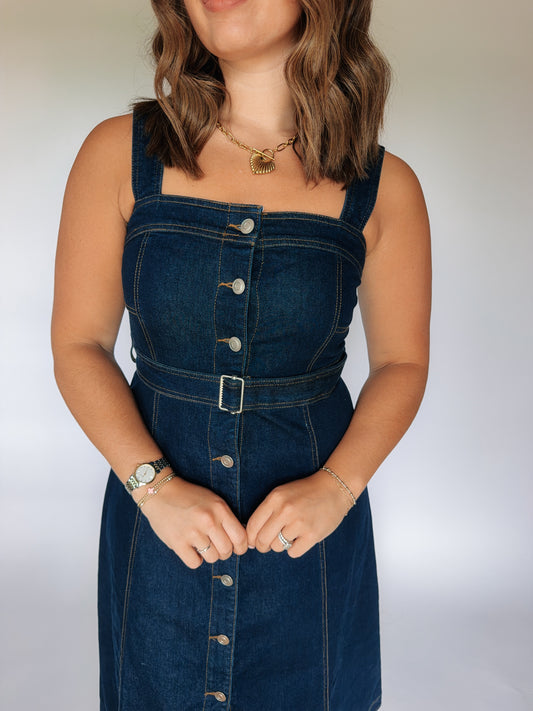 Nantucket Denim Maxi Dress