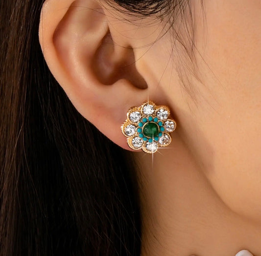 Emerald Studs