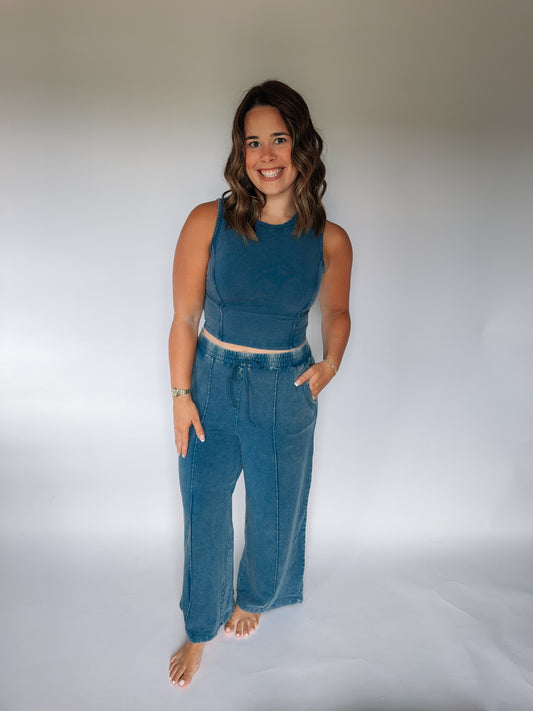 Cool Blue Sweat Set
