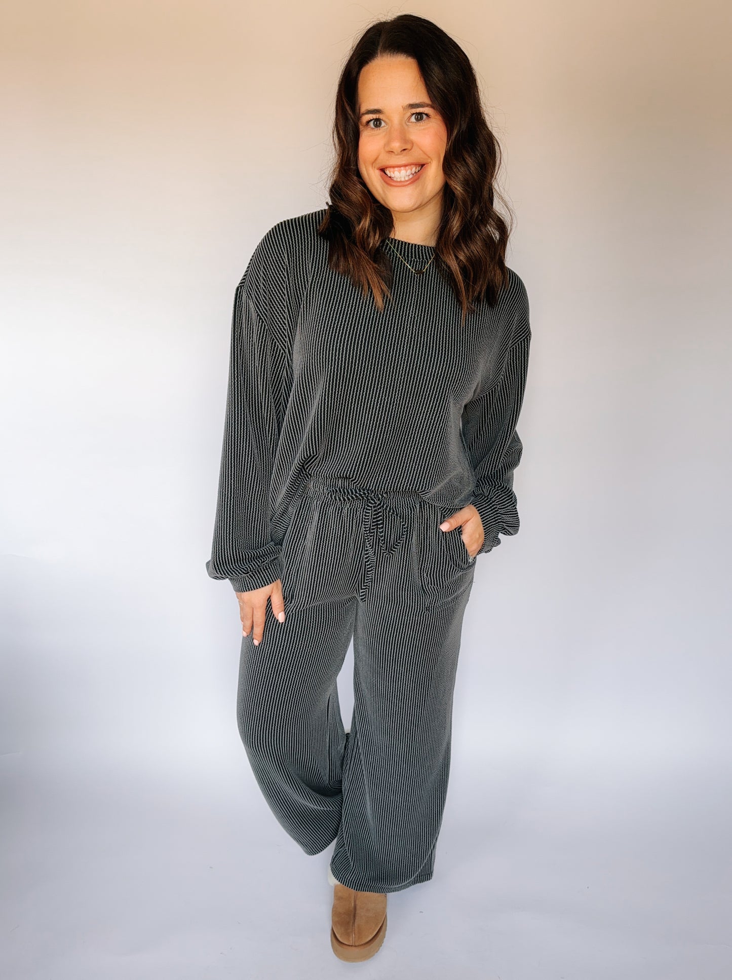 Rosie Ribbed Long Sleeve Set image 3