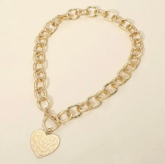 Heart Toggle Necklace