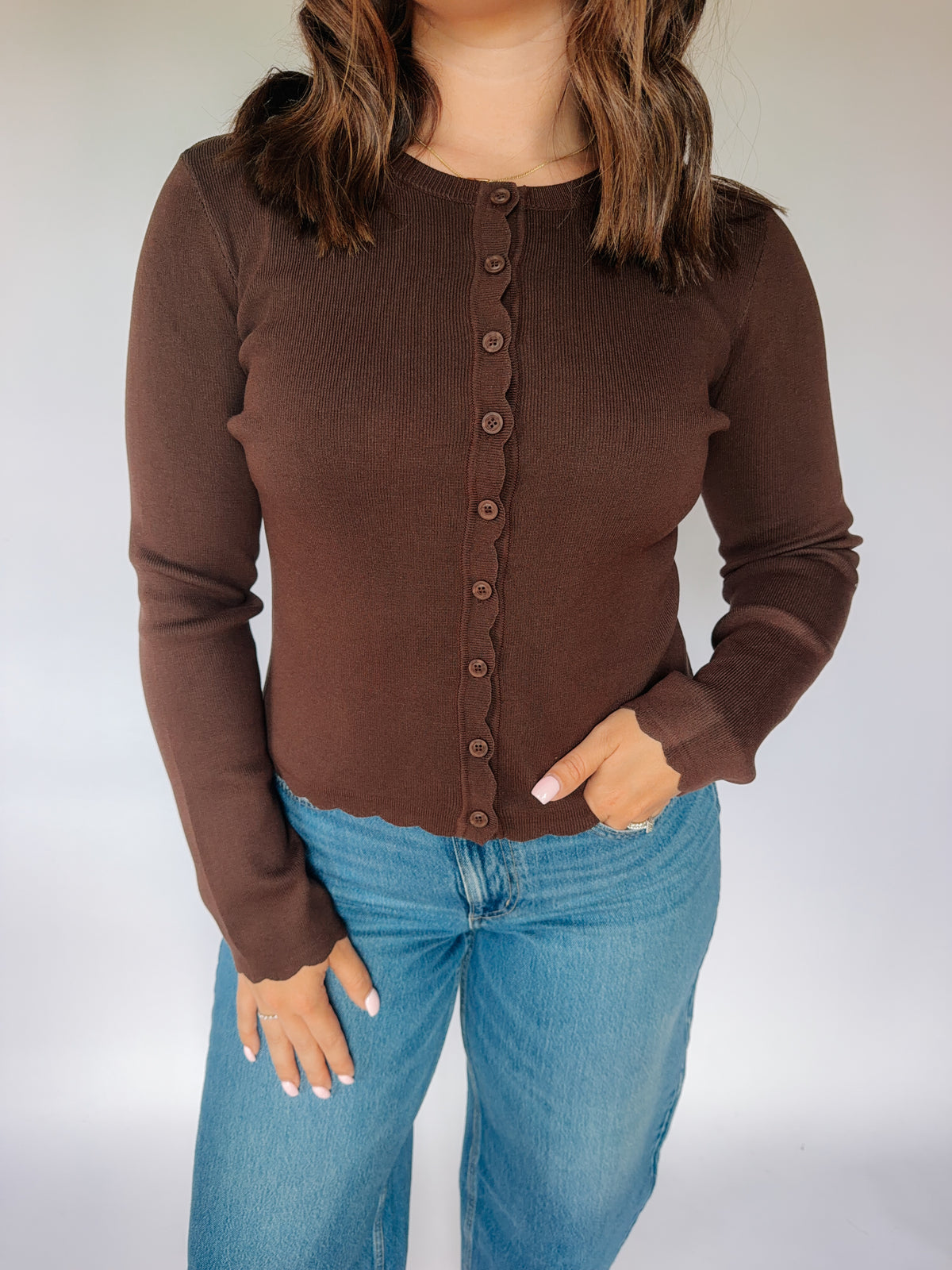 Scallop Long-sleeve