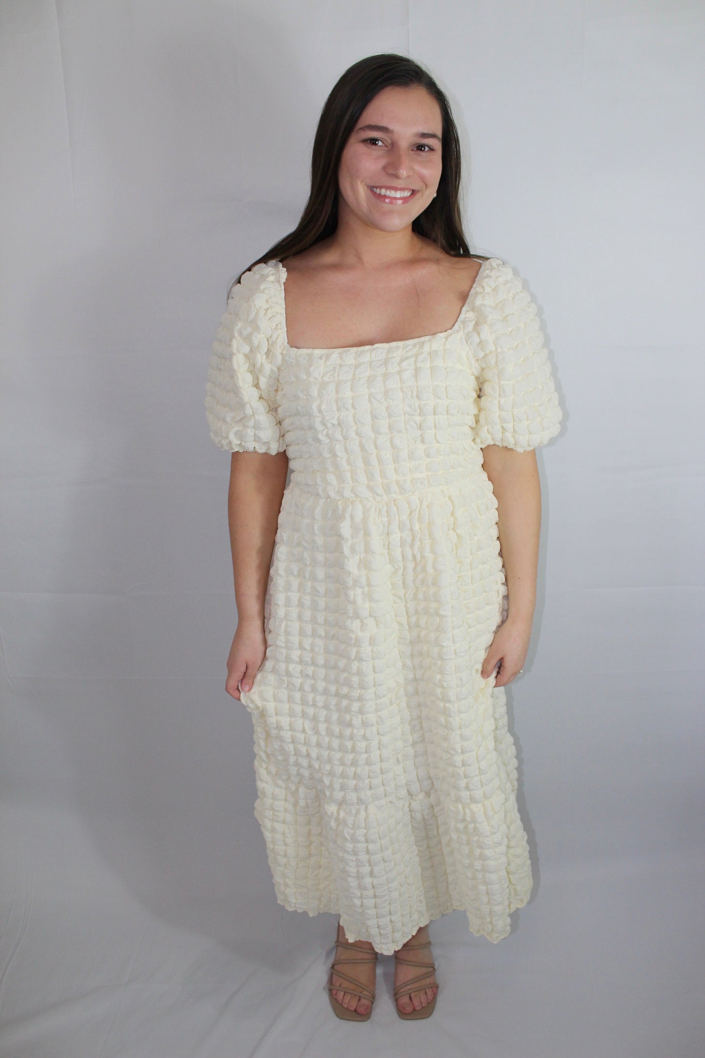 Bubble Texture Midi Dress image 1