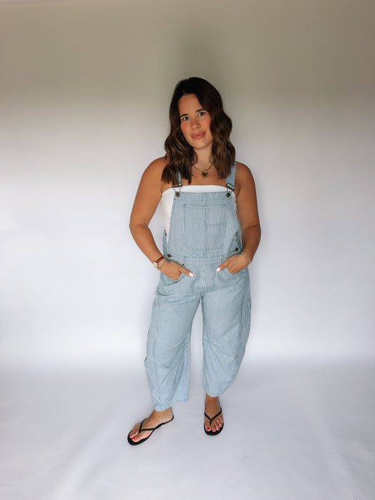 *PRE-ORDER* Pinstripe Overalls
