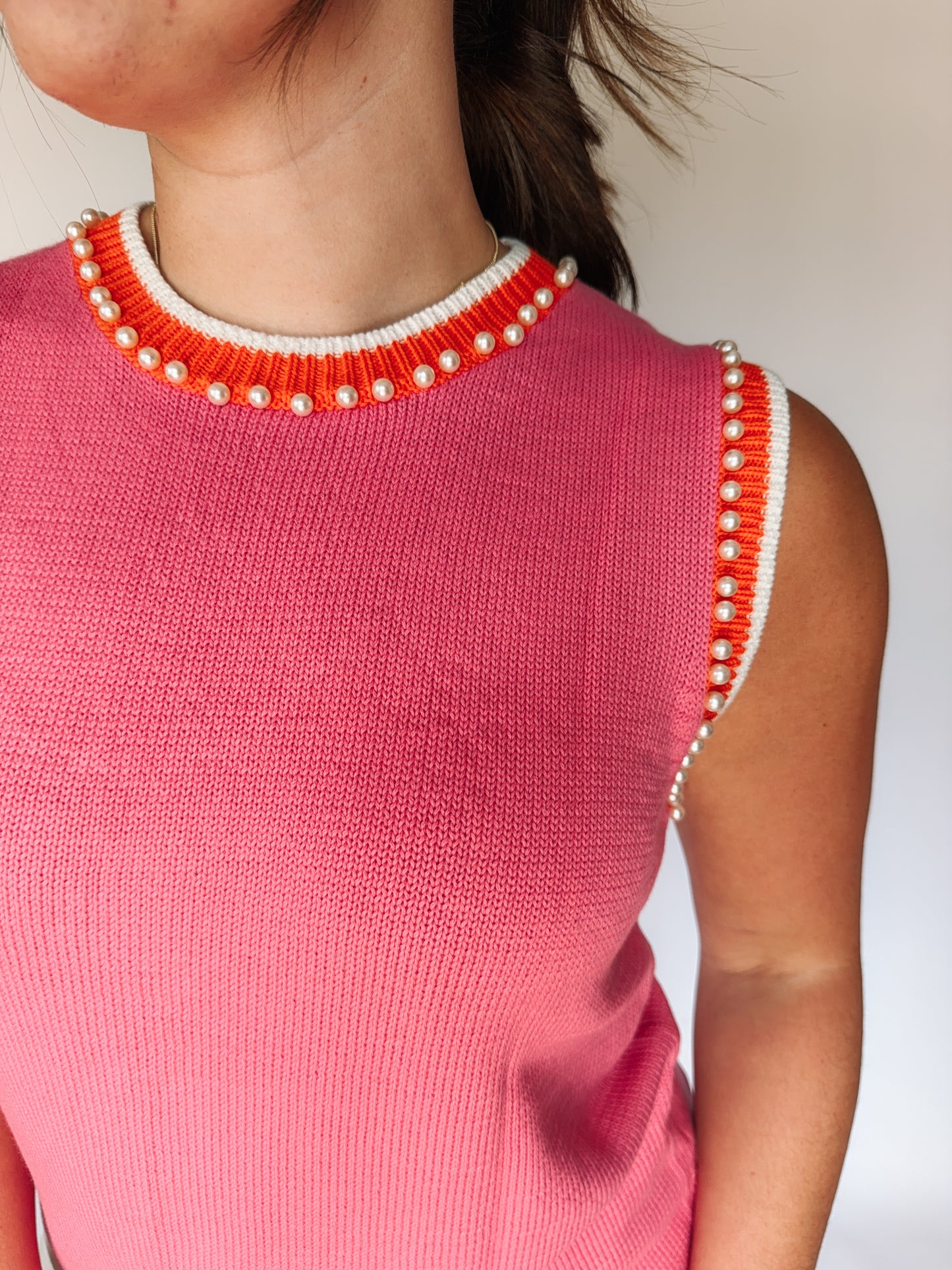 Mango Swirl Sweater Tank