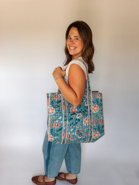 Blue Hawaiian Tote