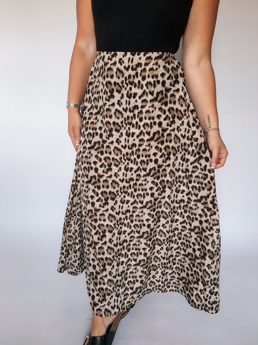 Cheetah Maxi Skirt