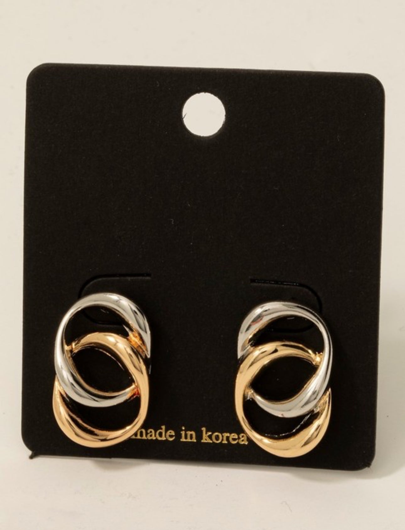 Double Link Earrings image 1
