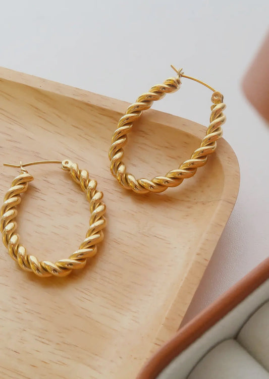 Braided Hoops image 0