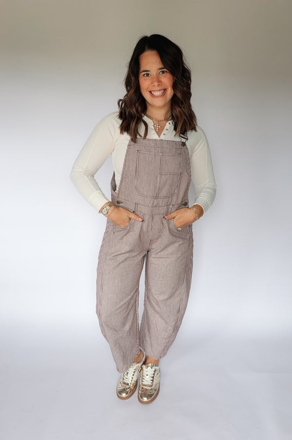 Pinstripe Overalls