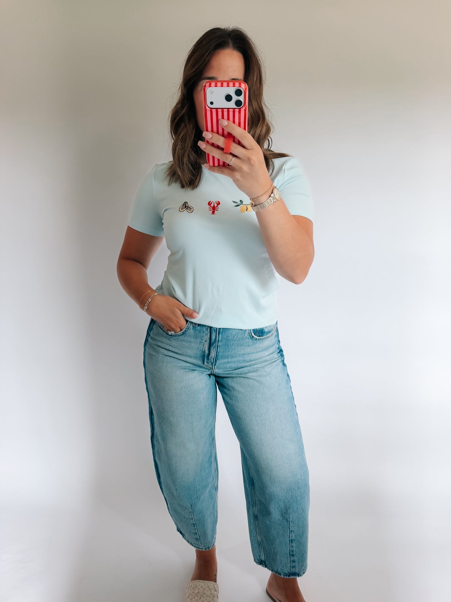 Summer Embroidered Tee