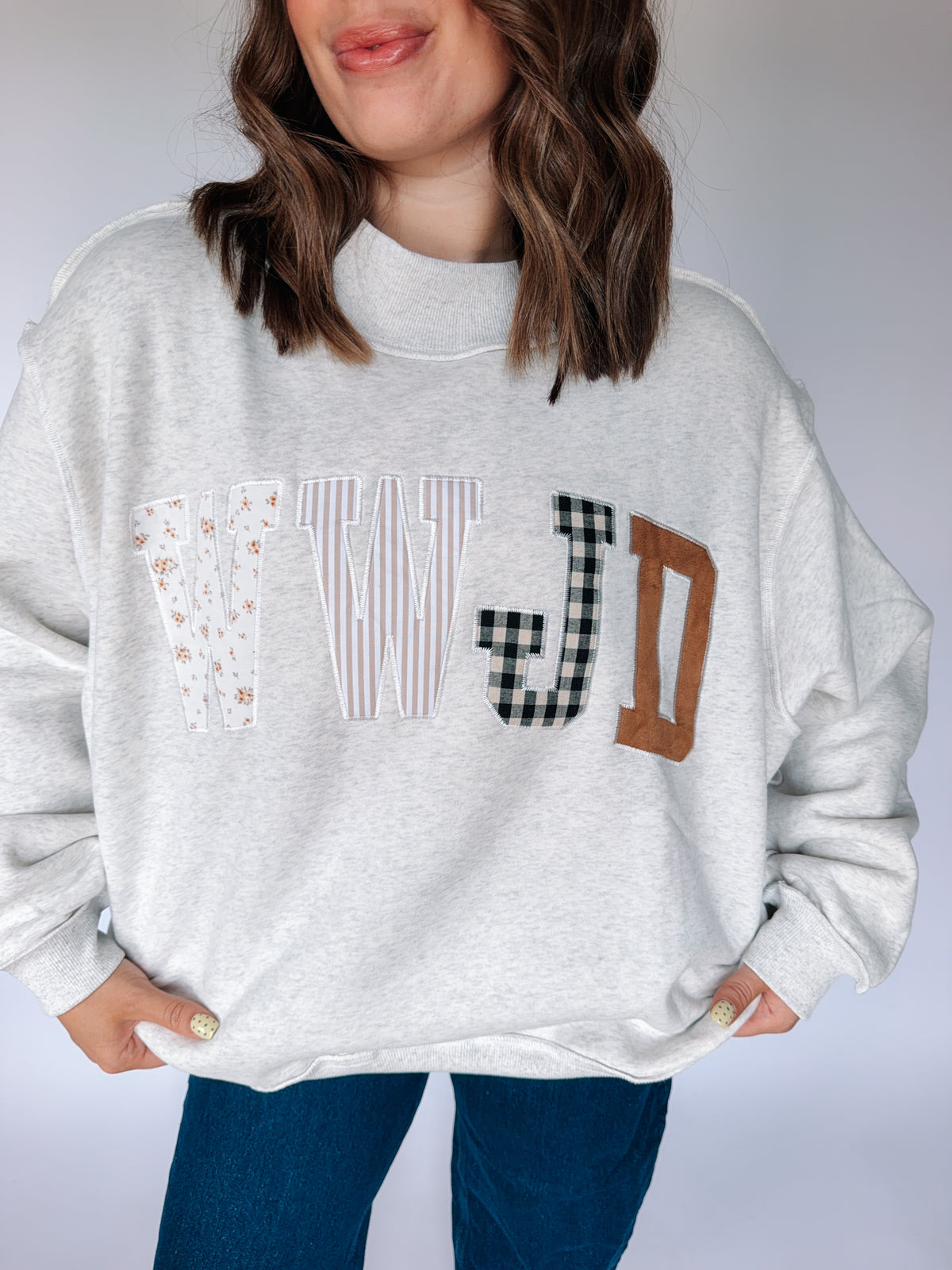 *PRE-ORDER 10/5* WWJD Mockneck