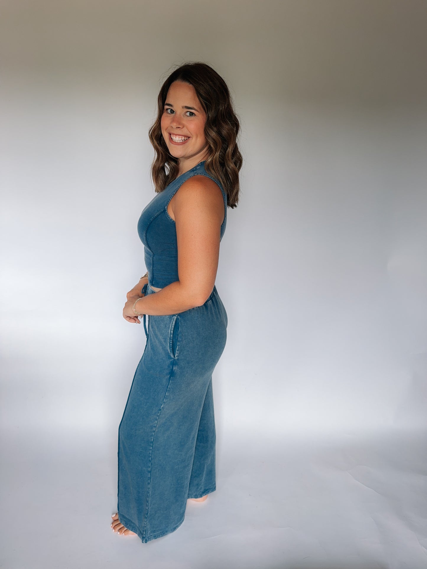 Cool Blue Sweat Set