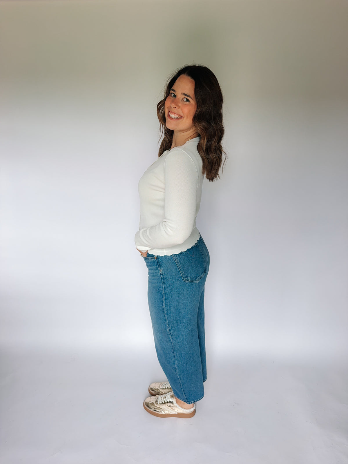 Scallop Long-sleeve