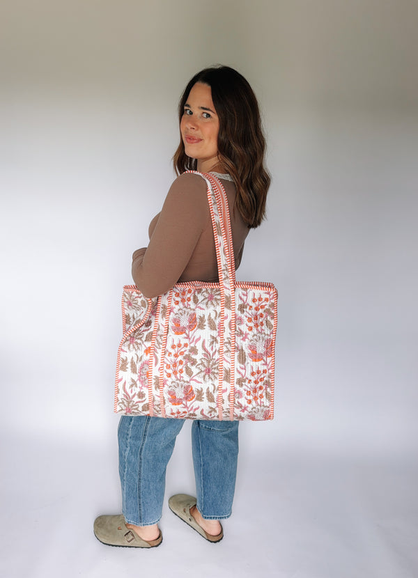 Raspberry Cream Tote