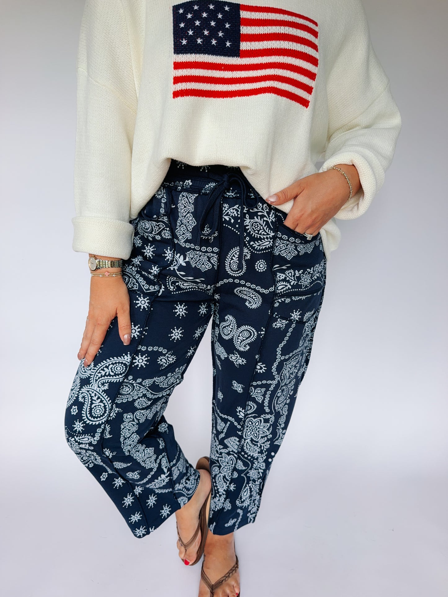 Bandana Barrel Sweats