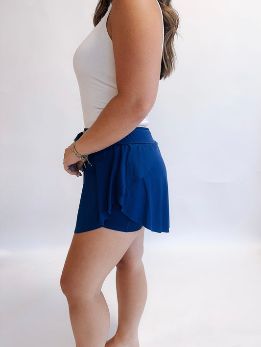 Navy Athletic Skort image 0
