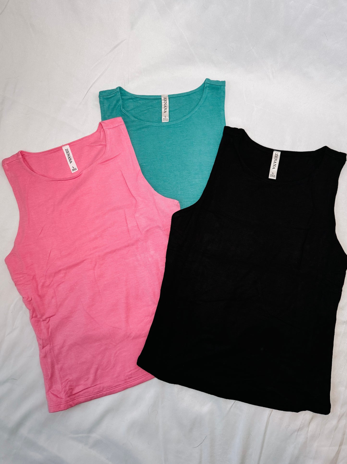 Basic Round Neck Tank image 0