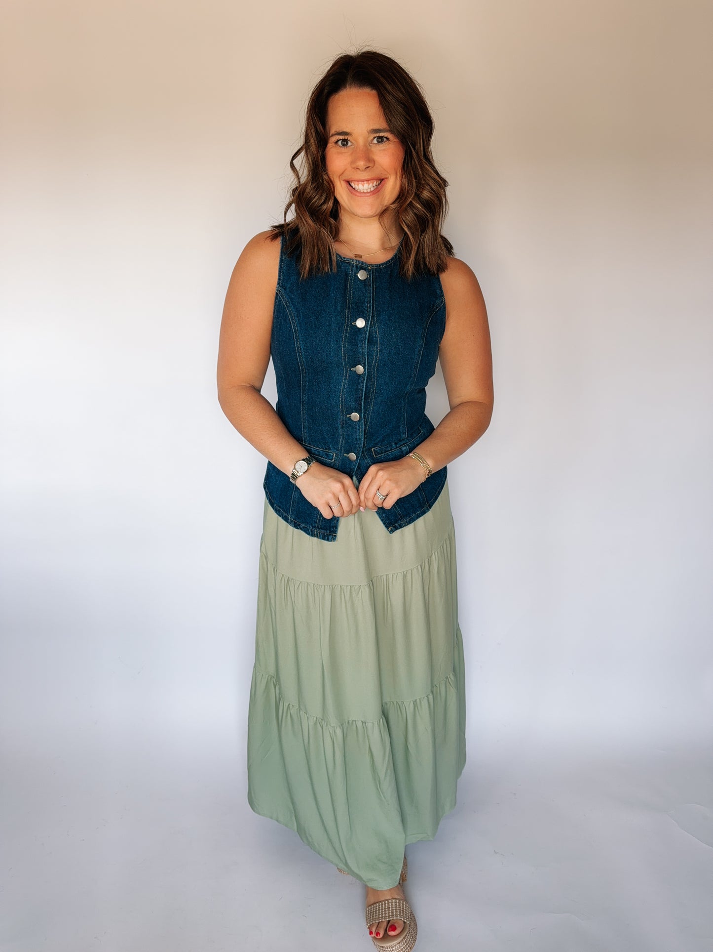 Darla Denim Vest