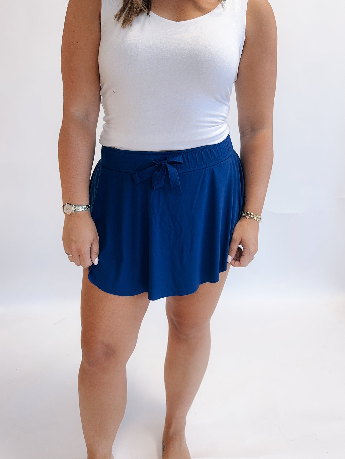 Navy Athletic Skort image 1
