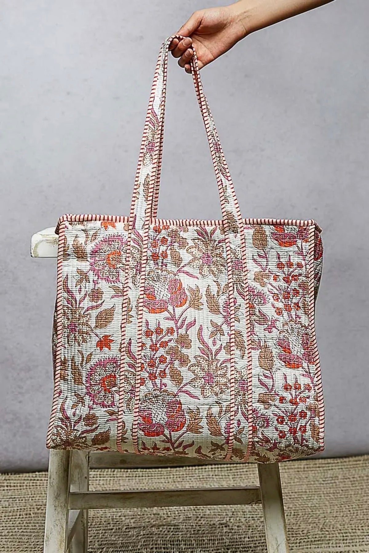 Raspberry Cream Tote