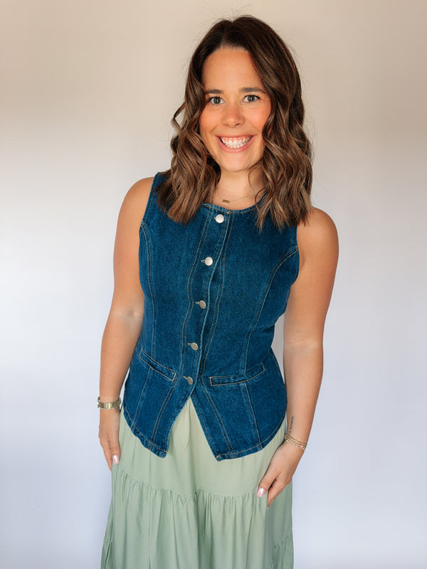 Darla Denim Vest