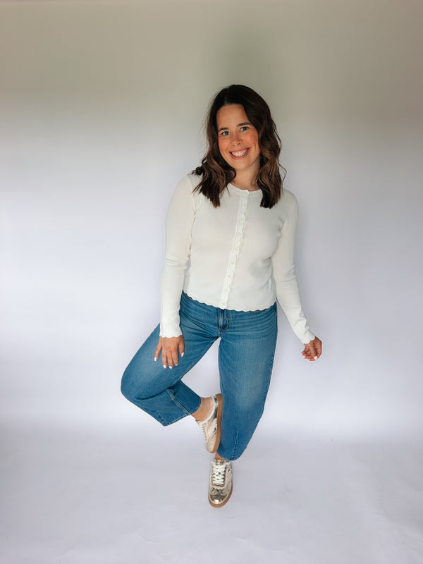 Scallop Long-sleeve