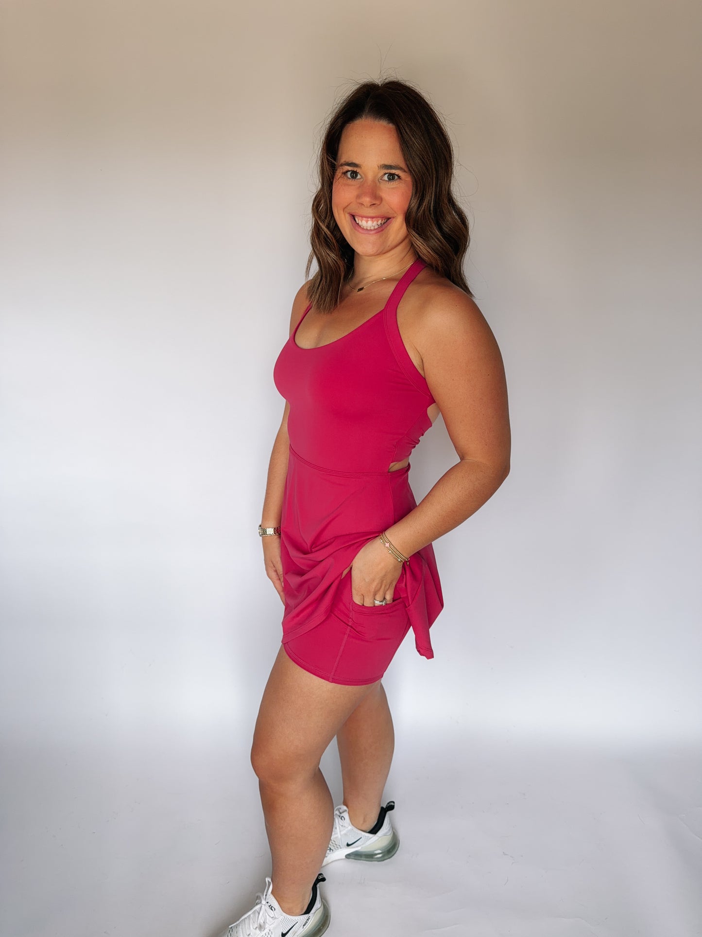 Berry Twist Athletic Dress
