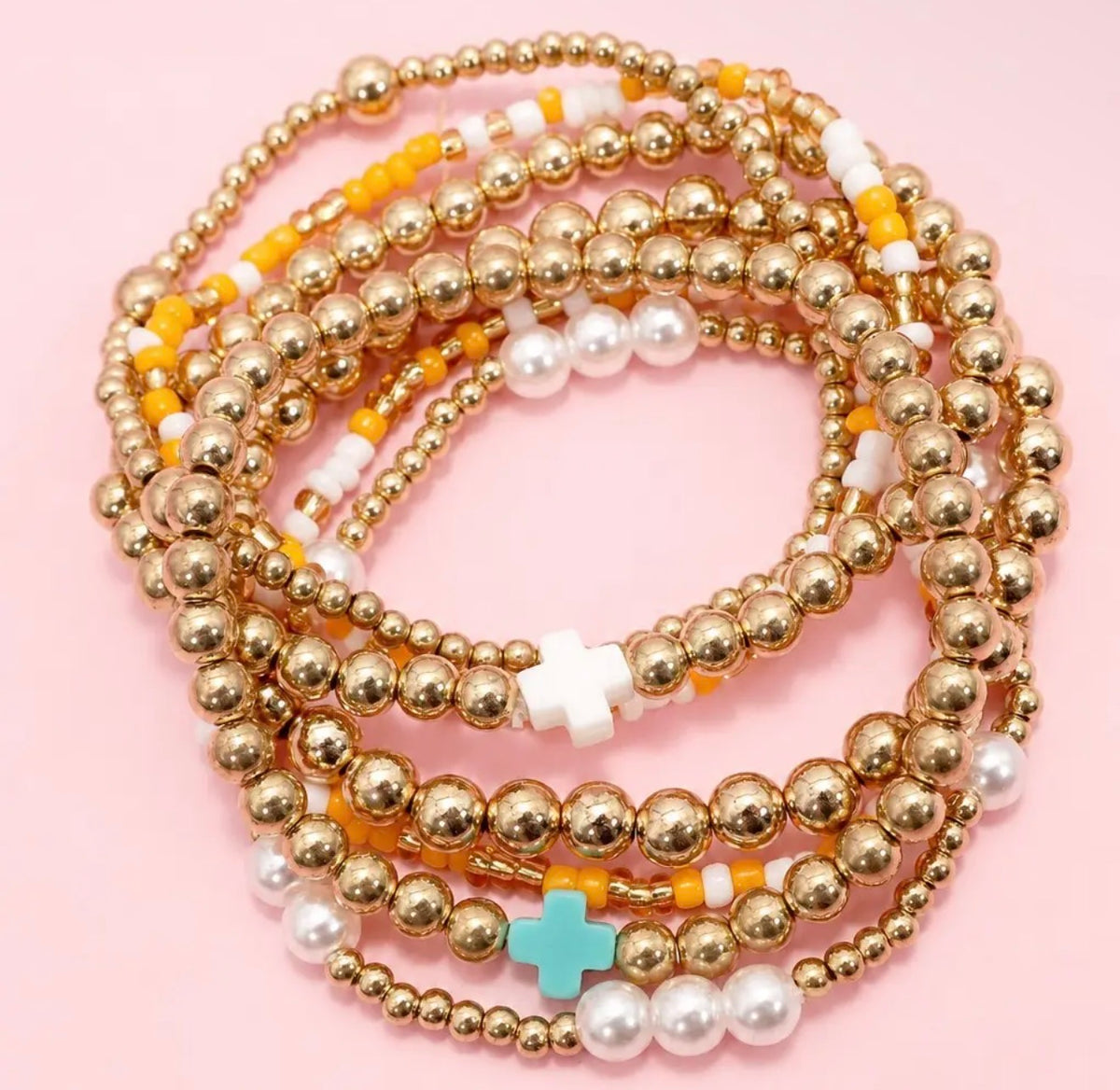 Golden Girl Bracelet Set