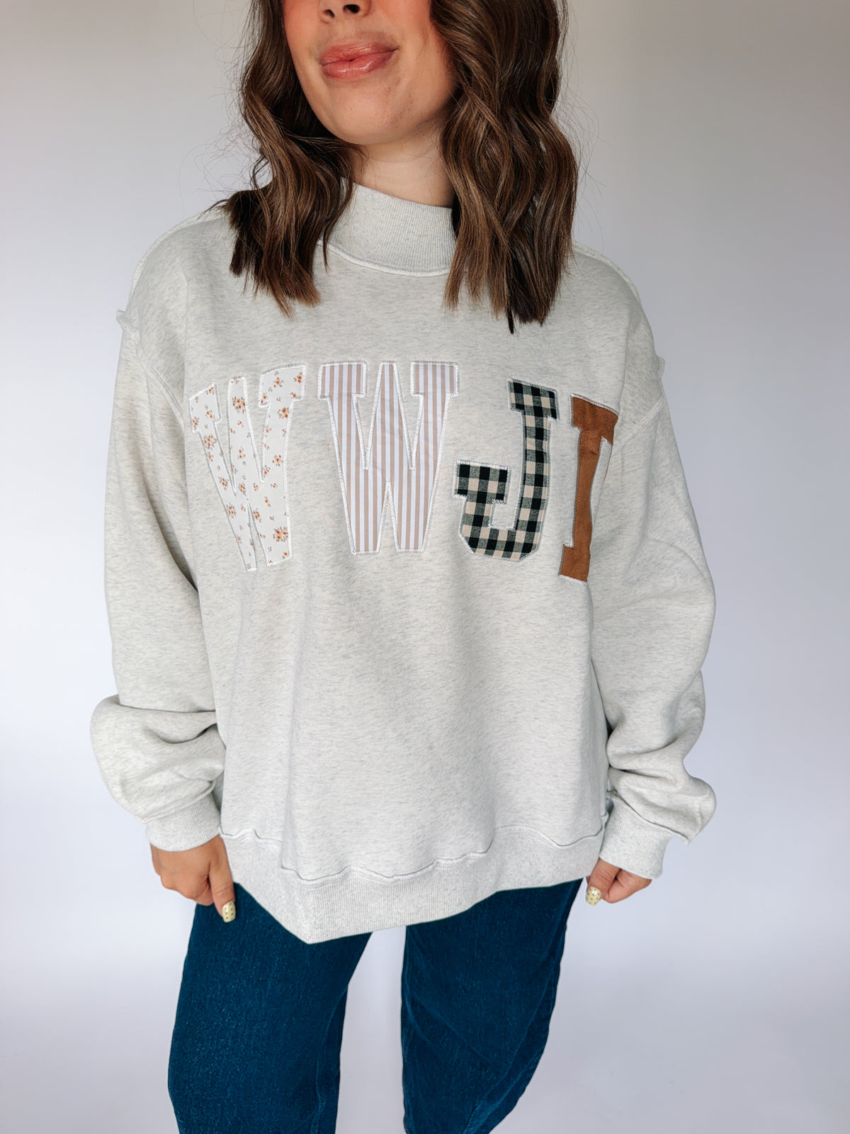 *PRE-ORDER 10/5* WWJD Mockneck