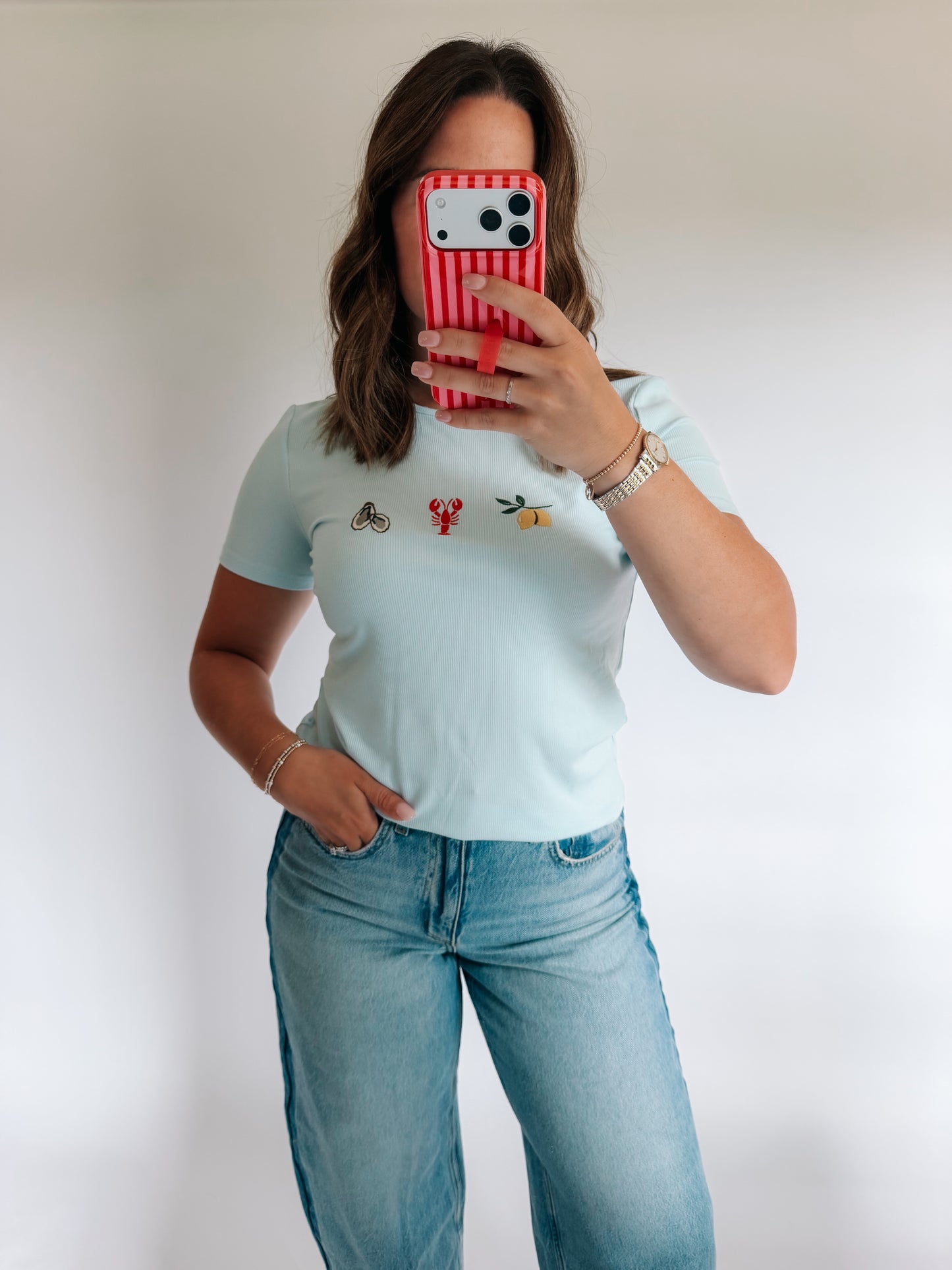 Summer Embroidered Tee