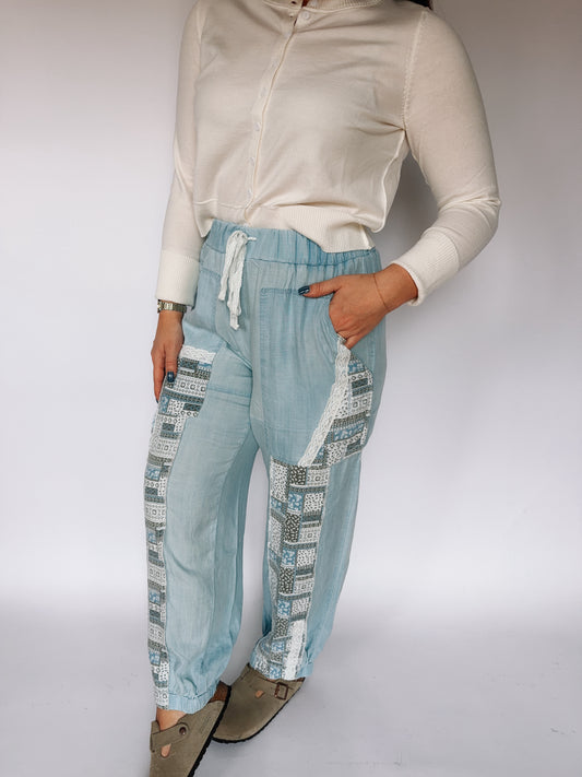 Patchwork Joggers image 0