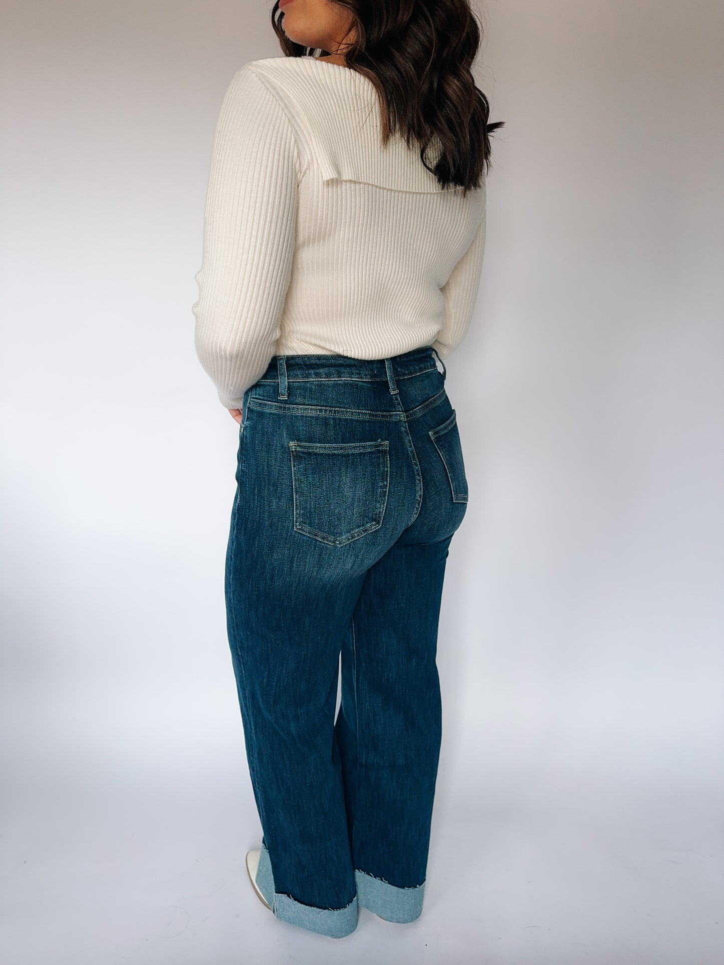 Apple Cider Cuffed Jeans image 2